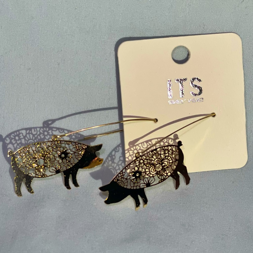 Pig Earrings